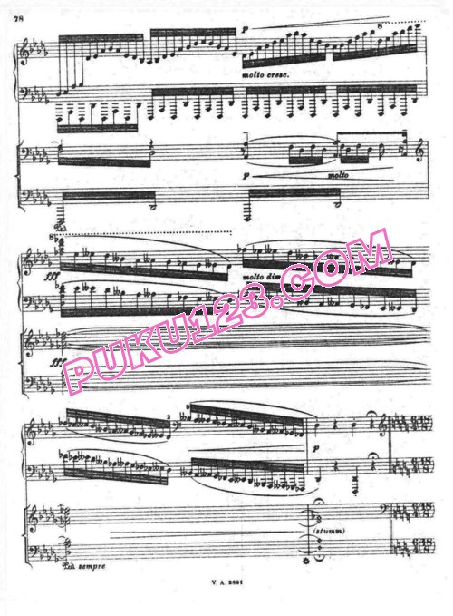 天天钢琴网-免费下载Busoni - Piano Concerto in C Major Op.39 Mov.3 - 2 Pianos 双钢琴版第3乐章
