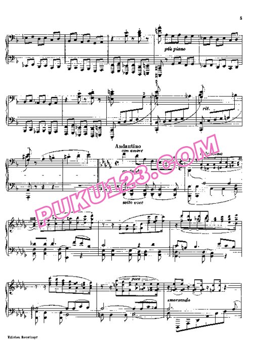天天钢琴网-免费下载Busoni - Sonatina No.6 Kammer Fantasie über Bizets Carmen