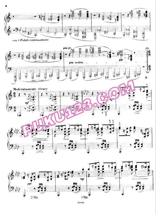 天天钢琴网-免费下载Busoni - Piano Sonatina No.4, in diem nativitatis Christi