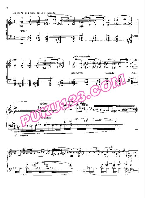 天天钢琴网-免费下载Busoni - Piano Sonatina No.2 BV 259