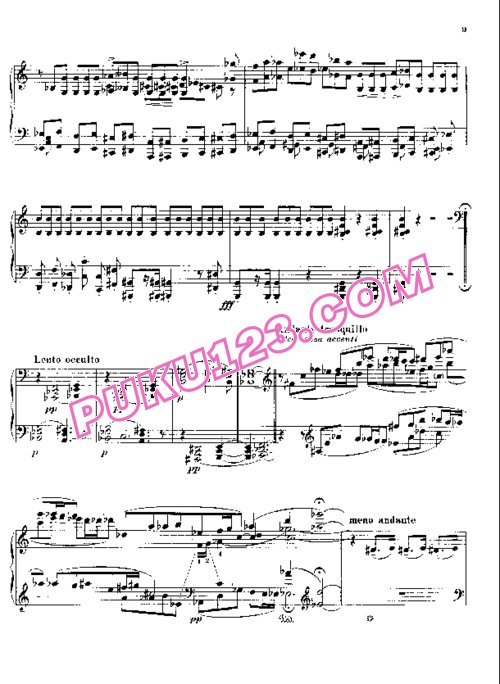 天天钢琴网-免费下载Busoni - Piano Sonatina No.2 BV 259