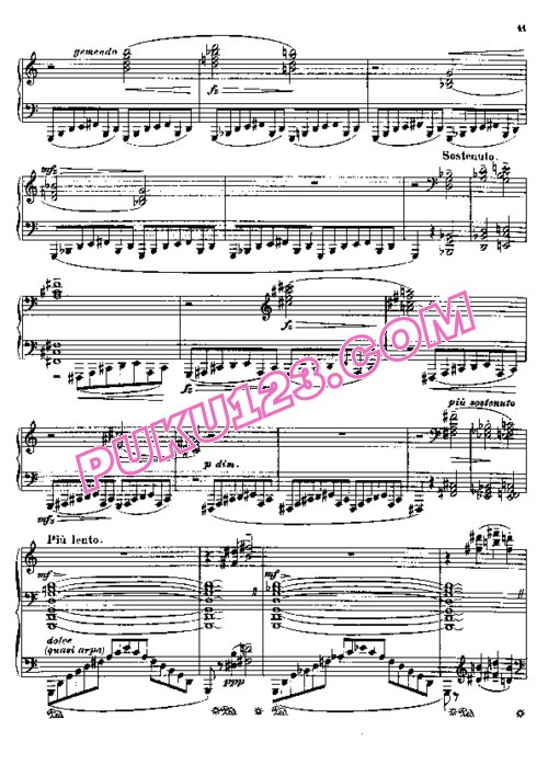 天天钢琴网-免费下载Busoni - Fantasia Contrappuntistica KiV 256