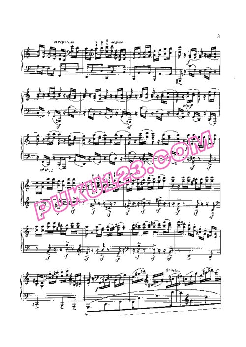 天天钢琴网-免费下载Casadesus - Toccata Op.40