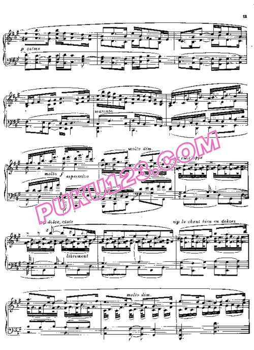 天天钢琴网-免费下载Casadesus - Sonata No.1 Op.14