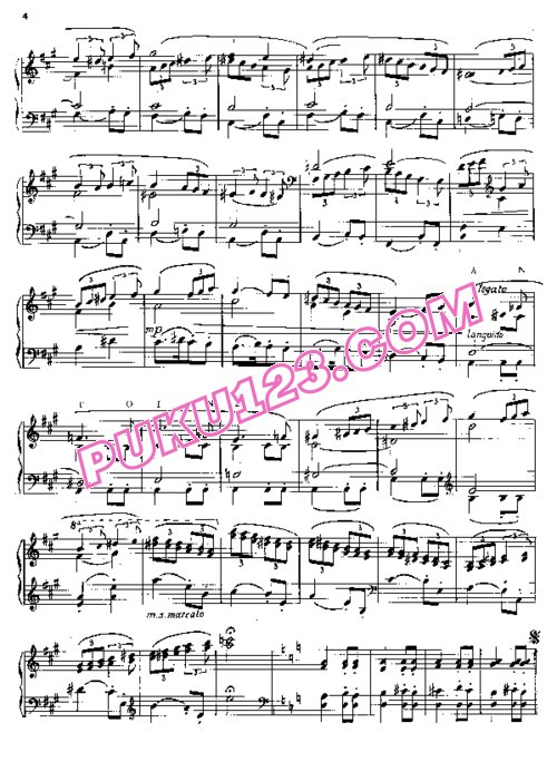 天天钢琴网-免费下载Casadesus - Trois Berceuses from Op.67