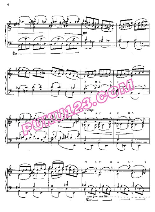 天天钢琴网-免费下载Casadesus - Trois Berceuses from Op.67