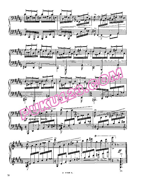 天天钢琴网-免费下载Catoire - Cinq Morceaux Op.10