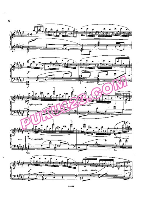天天钢琴网-免费下载Catoire - Quatre Morceaux Op.12