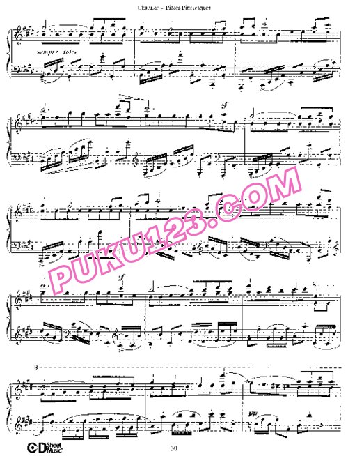 天天钢琴网-免费下载Chabrier - 10 Pièces Pittoresques