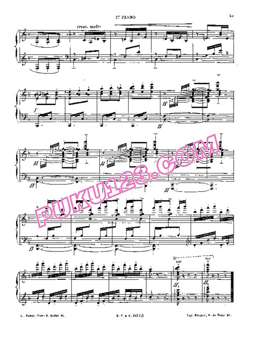 天天钢琴网-免费下载Chabrier - Espana - 2 Pianos