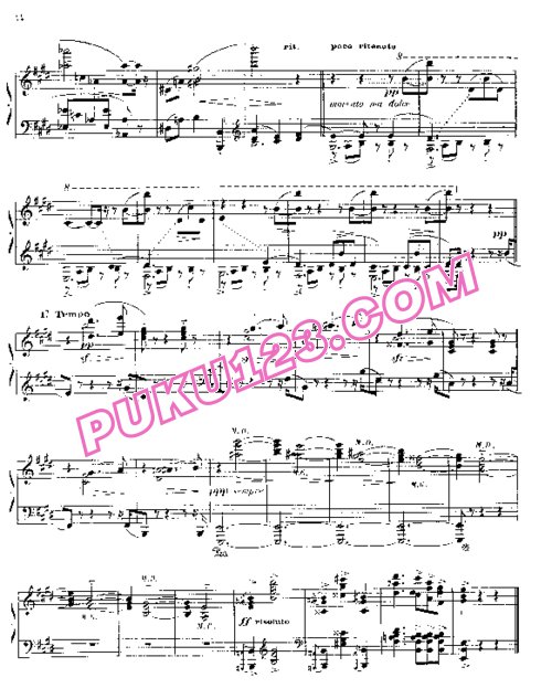 天天钢琴网-免费下载Chabrier - Samazeuilh - Trois Valses Romantiques - Solo Piano 钢琴独奏版