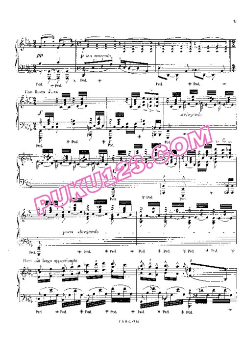 天天钢琴网-免费下载Chaminade - Etude de concert Op.35-2