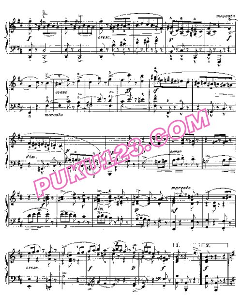 天天钢琴网-免费下载Chaminade - Minuetto Op.23