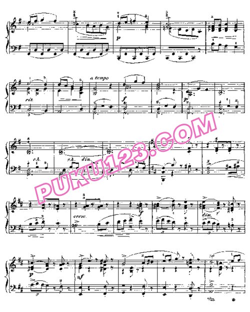 天天钢琴网-免费下载Chaminade - Minuetto Op.23