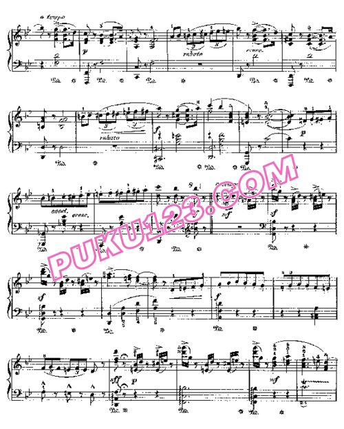 天天钢琴网-免费下载Chaminade - Pas de Amphores Op.37-2