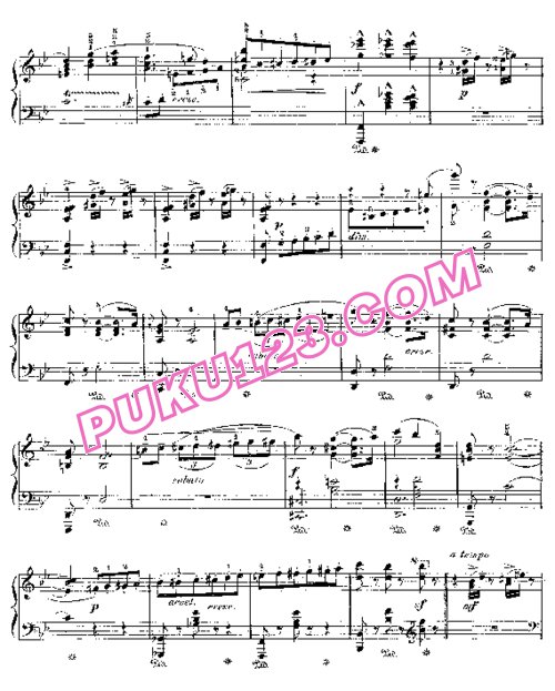 天天钢琴网-免费下载Chaminade - Pas de Amphores Op.37-2