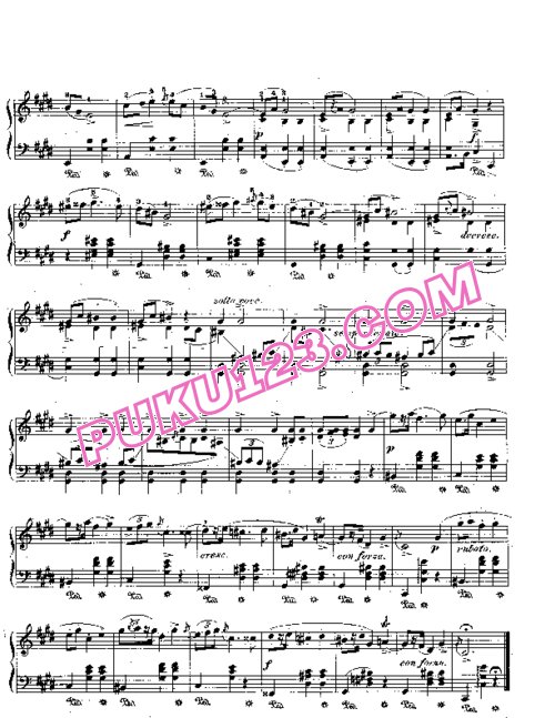 天天钢琴网-免费下载Chopin - 4 Mazurkas Op.6
