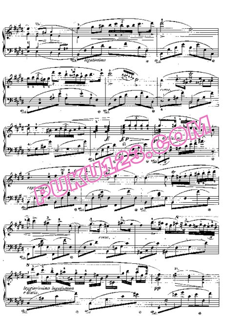 天天钢琴网-免费下载Chopin - Piano Concerto No.1 in e Minor Op.11 钢琴独奏版