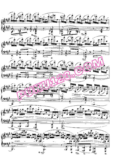 天天钢琴网-免费下载Chopin - Grand Fantasy on Polish Airs Op.13 钢琴独奏版