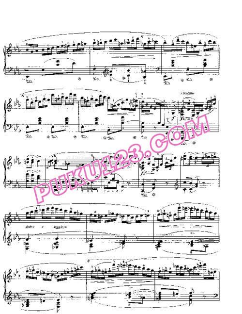 天天钢琴网-免费下载Chopin - Rondo in E flat Major Op.16