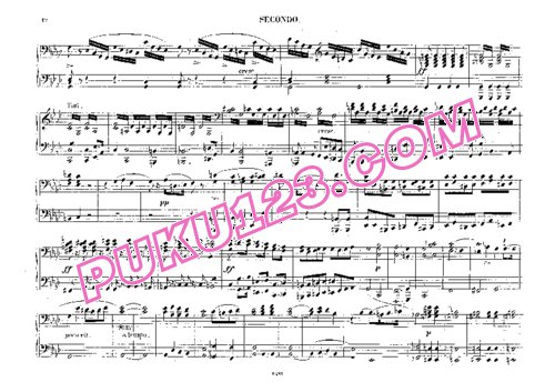 天天钢琴网-免费下载Chopin - Piano Concerto No.2 in f Minor Op.21 - 4 Hands