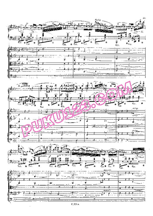 天天钢琴网-免费下载Chopin - Piano Concerto No.2 in f Minor Op.21 - Full Score