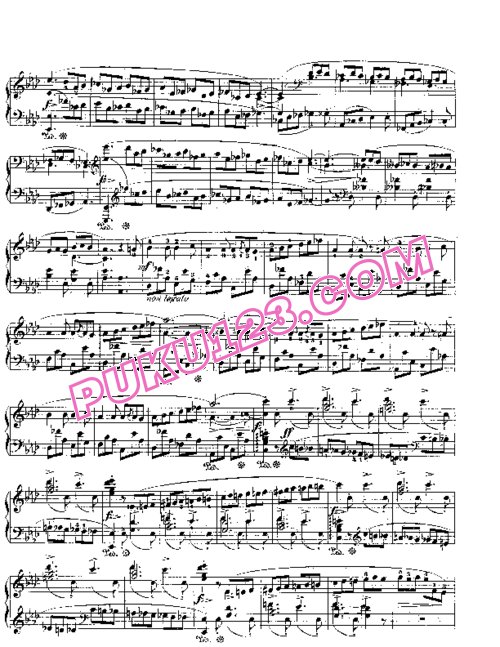 天天钢琴网-免费下载Chopin - Tarantelle in A-flat Major Op.43