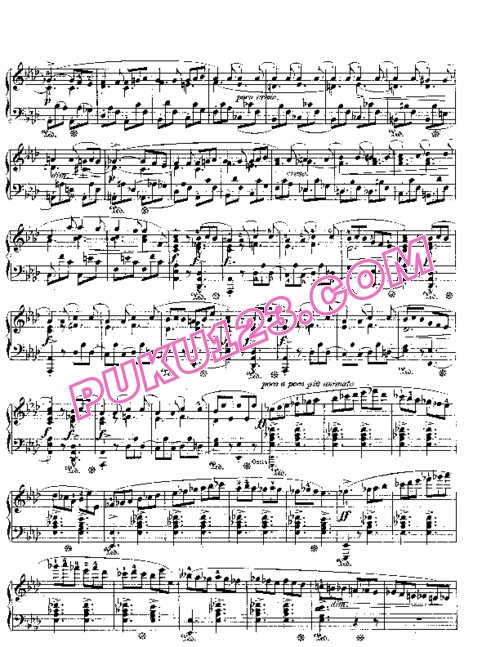 天天钢琴网-免费下载Chopin - Tarantelle in A-flat Major Op.43