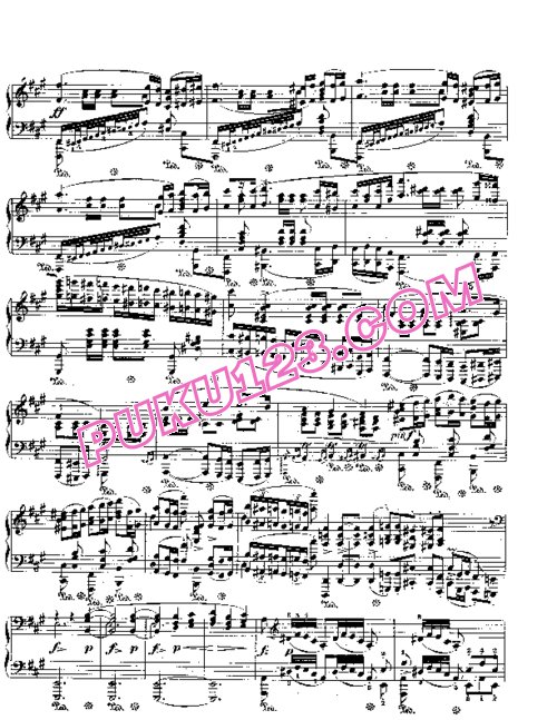 天天钢琴网-免费下载Chopin - Polonaise in f-Sharp Minor Op.44