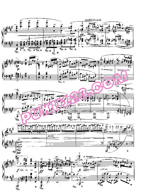 天天钢琴网-免费下载Chopin - Allegro de Concerto Op.46