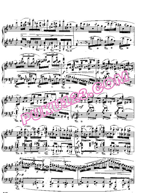 天天钢琴网-免费下载Chopin - Allegro de Concerto Op.46