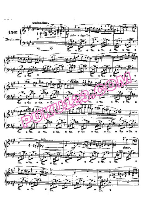 天天钢琴网-免费下载Chopin - Deux Nocturnes Op.48