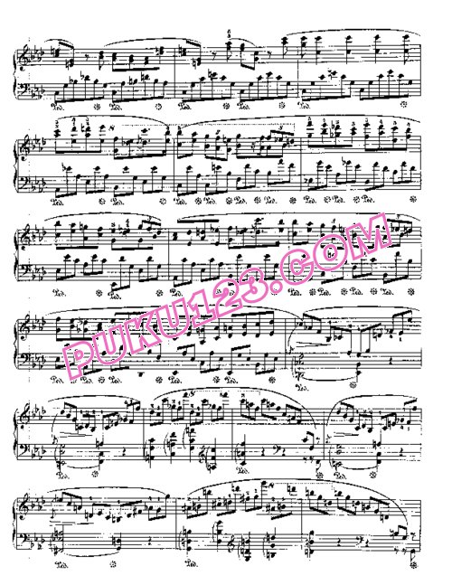 天天钢琴网-免费下载Chopin - Fantasie in f Minor Op.49