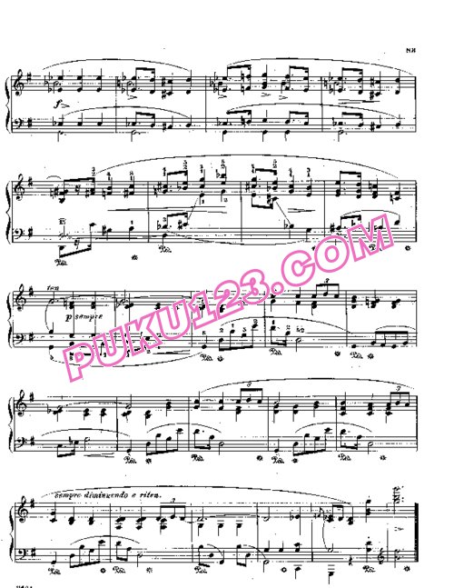 天天钢琴网-免费下载Chopin - Trois Mazurkas Op.50