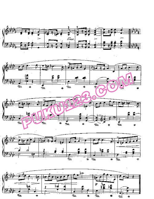 天天钢琴网-免费下载Chopin - Trois Mazurkas Op.50