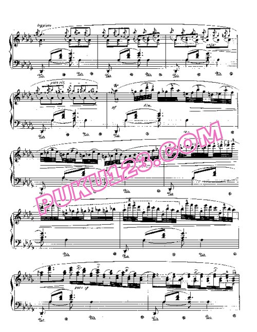 天天钢琴网-免费下载Chopin - Berceuse Op.57