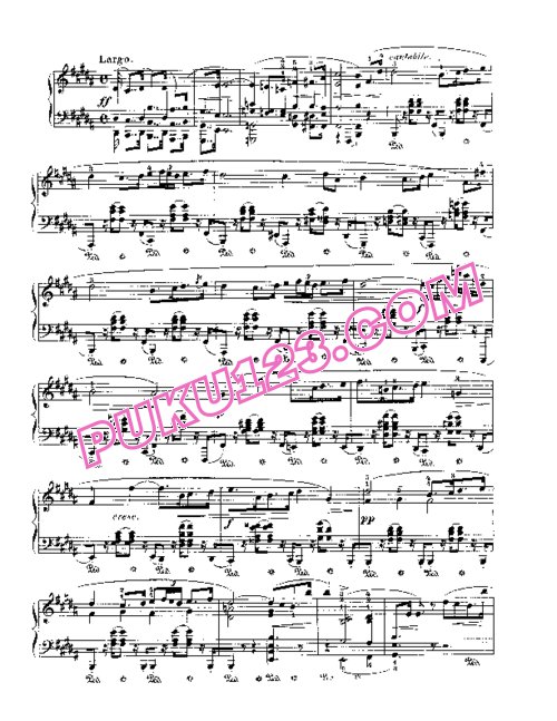 天天钢琴网-免费下载Chopin - Piano Sonata No.3 in b Minor Op.58