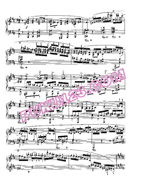 天天钢琴网-免费下载Chopin - Piano Sonata No.3 in b Minor Op.58