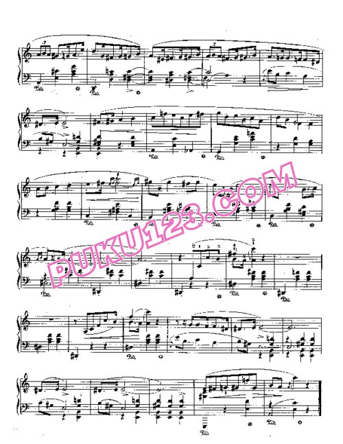 天天钢琴网-免费下载Chopin - Trois Mazurkas Op.59