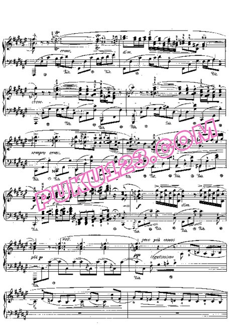 天天钢琴网-免费下载Chopin - Barcarolle Op.60