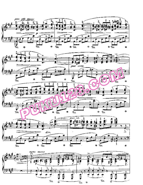 天天钢琴网-免费下载Chopin - Barcarolle Op.60