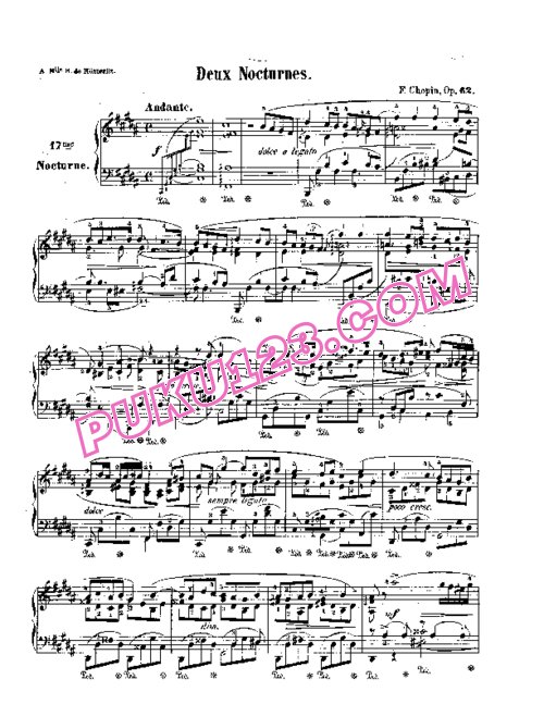 天天钢琴网-免费下载Chopin - Deux Nocturnes Op.62