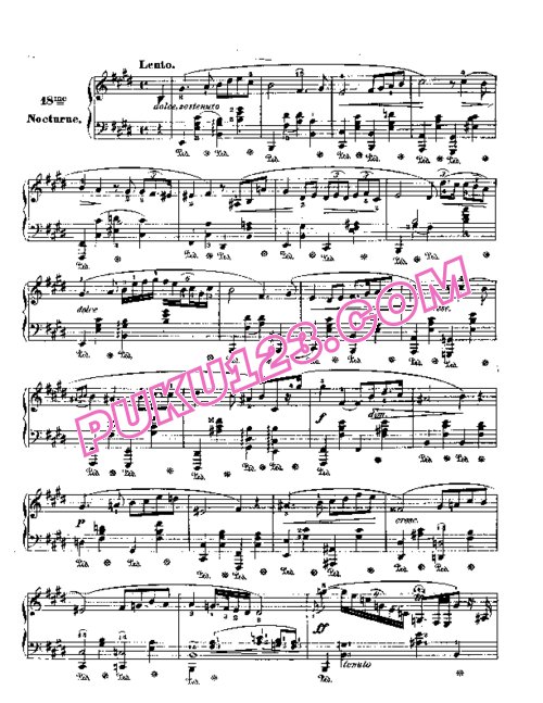 天天钢琴网-免费下载Chopin - Deux Nocturnes Op.62
