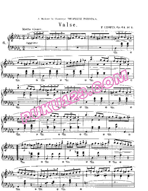 天天钢琴网-免费下载Chopin - Trois Valses Op.64