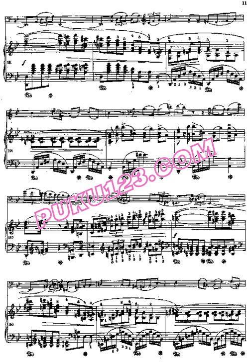 天天钢琴网-免费下载Chopin - Sonata For Cello And Piano in g Minor Op.65 大提琴与钢琴谱