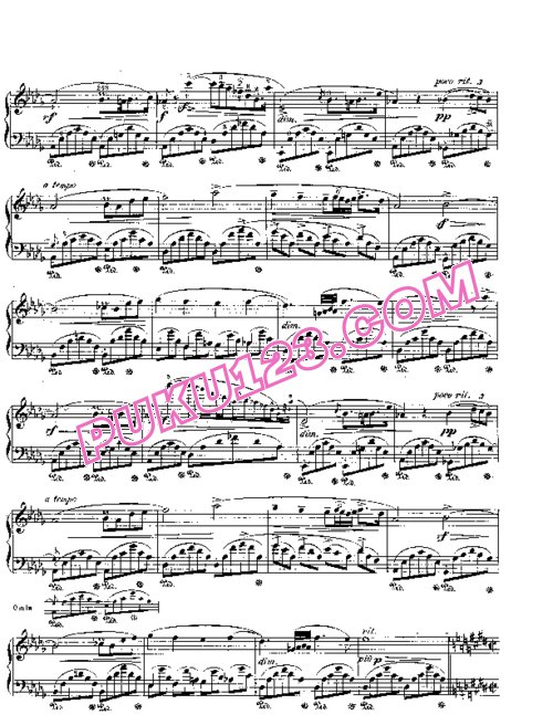 天天钢琴网-免费下载Chopin - Fantaisie Impromptu in c-sharp Minor Op.66