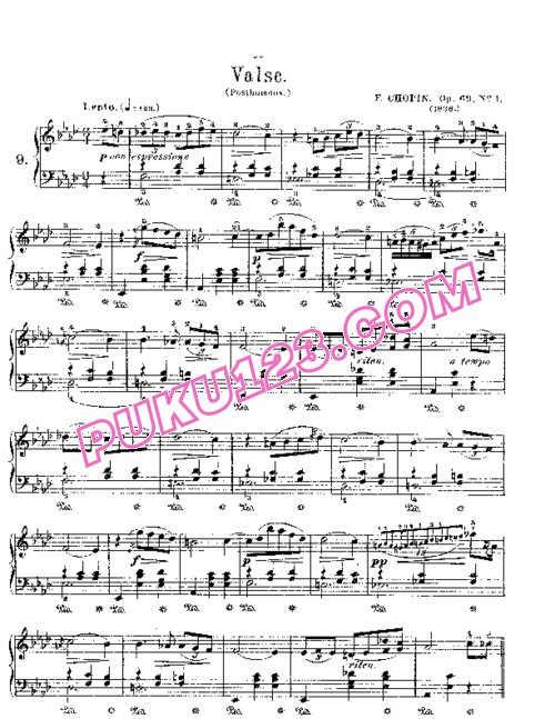 天天钢琴网-免费下载Chopin - Deux Valses Op.69