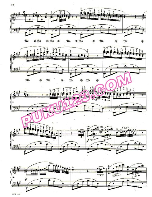天天钢琴网-免费下载Chopin - Souvenir de Paganini Op.posth