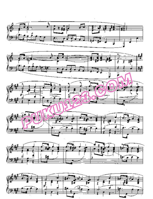 天天钢琴网-免费下载7. a小调玛祖卡舞曲“新生代”Chopin - Mazurka in a Minor, Notre Temps