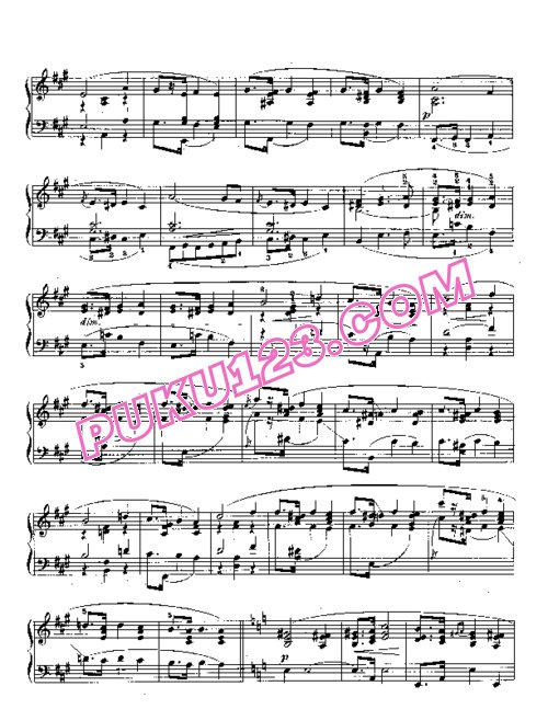 天天钢琴网-免费下载7. a小调玛祖卡舞曲“新生代”Chopin - Mazurka in a Minor, Notre Temps